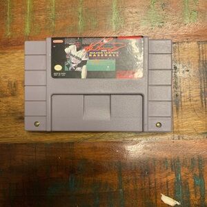 Ken Griffey Jr Presents Major League Baseball Super Nintendo SNES Video Game